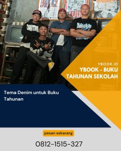 Tema Denim untuk Buku Tahunan